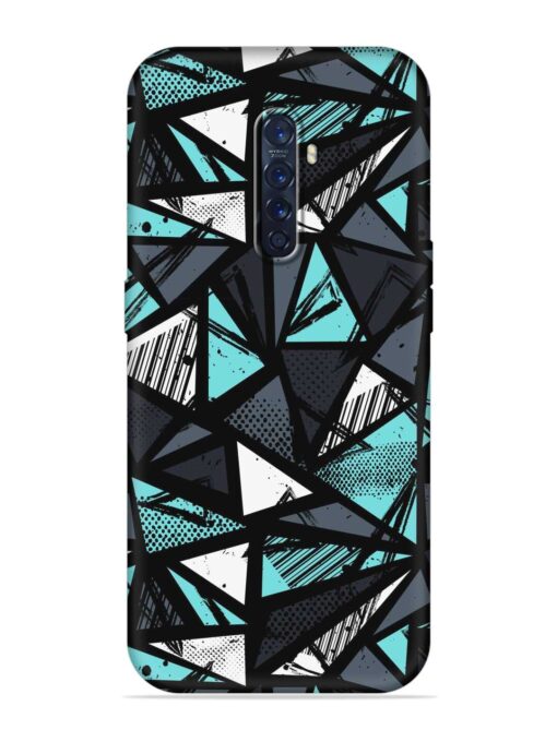 Abstract Seamless Embossed Soft Silicone Case for Oppo Reno 2F Zapvi