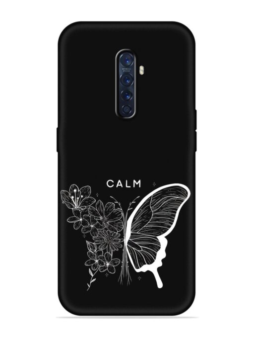 Calm Embossed Soft Silicone Case for Oppo Reno 2F Zapvi