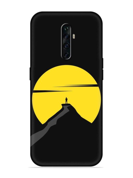 Black Ultra Vector Embossed Soft Silicone Case for Oppo Reno 2Z Zapvi