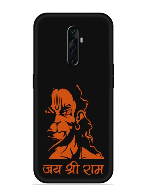 Angry Hanuman Embossed Soft Silicone Case for Oppo Reno 2Z