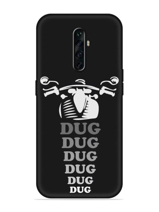 Dug Dug Dug Embossed Soft Silicone Case for Oppo Reno 2Z