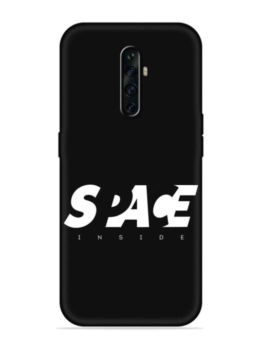 Space Typography Art Embossed Soft Silicone Case for Oppo Reno 2Z