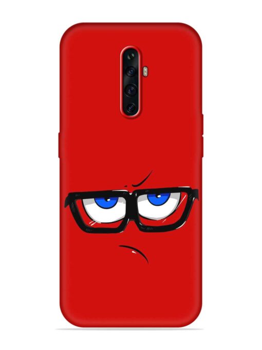 Rad Angry Face Embossed Soft Silicone Case for Oppo Reno 2Z