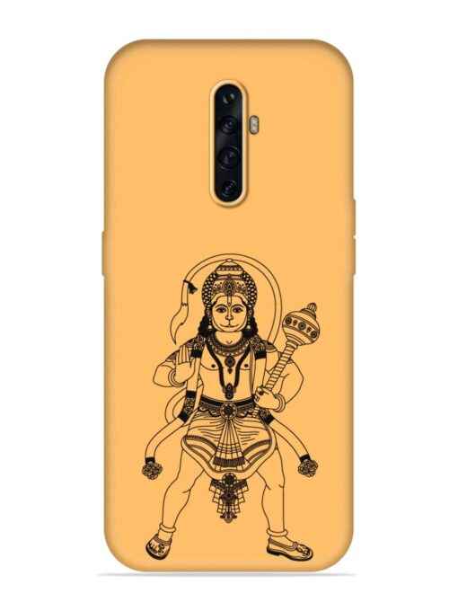 Indian God Hanuman Embossed Soft Silicone Case for Oppo Reno 2Z