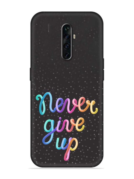 Colorful Stylized Rainbow Embossed Soft Silicone Case for Oppo Reno 2Z Zapvi