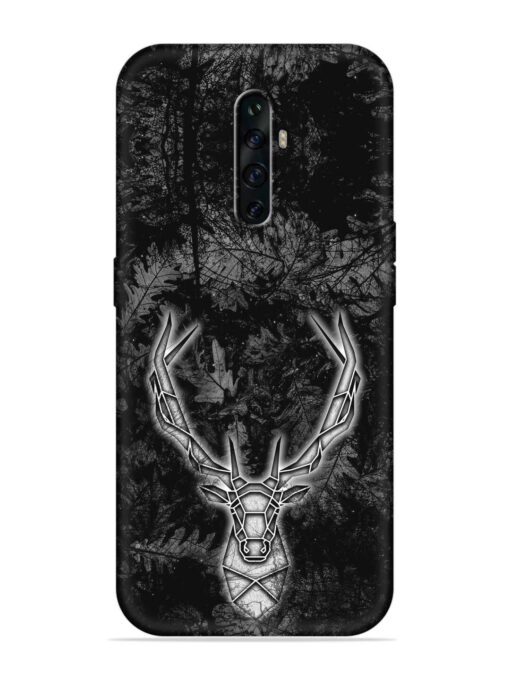 Ancient Deer Embossed Soft Silicone Case for Oppo Reno 2Z Zapvi