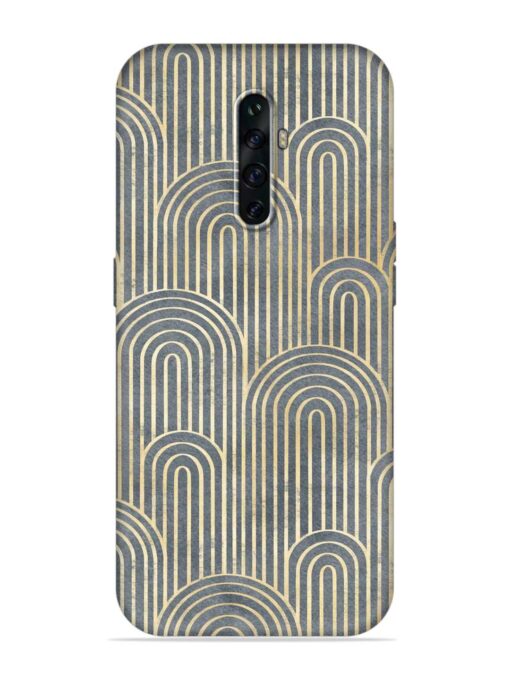 Art Deco Style Embossed Soft Silicone Case for Oppo Reno 2Z Zapvi