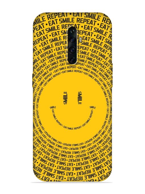 Smiley Embossed Soft Silicone Case for Oppo Reno 2Z