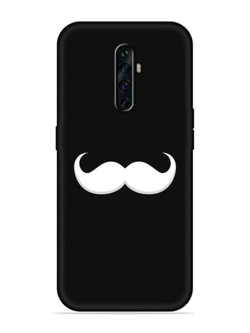 Mustache Vector Embossed Soft Silicone Case for Oppo Reno 2Z Zapvi