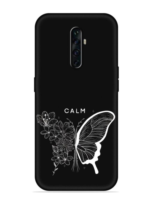 Calm Embossed Soft Silicone Case for Oppo Reno 2Z Zapvi