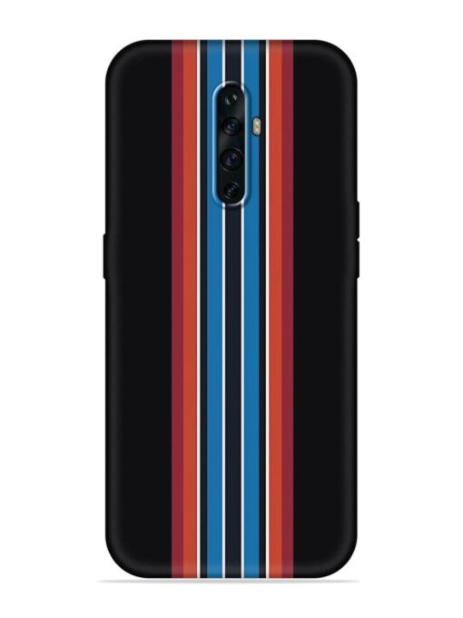 Vertical Strips Embossed Soft Silicone Case for Oppo Reno 2Z