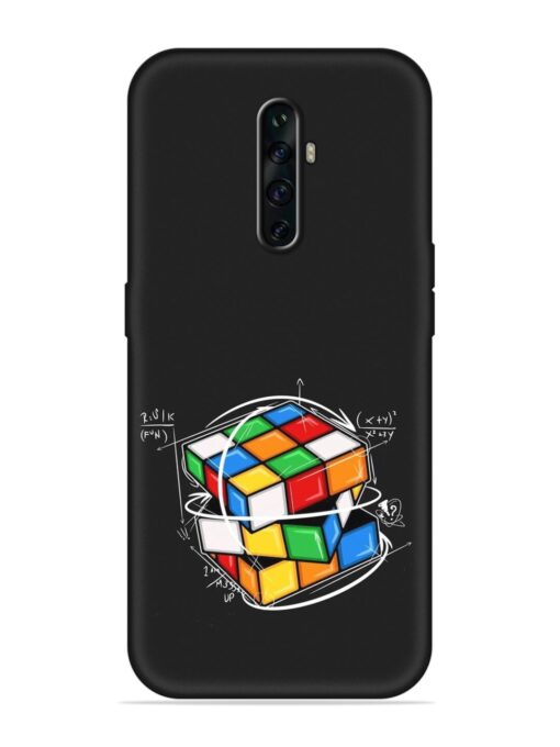 Cubik Vector Embossed Soft Silicone Case for Oppo Reno 2Z Zapvi