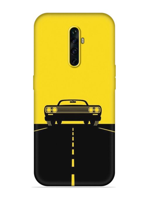 Classic Car Embossed Soft Silicone Case for Oppo Reno 2Z