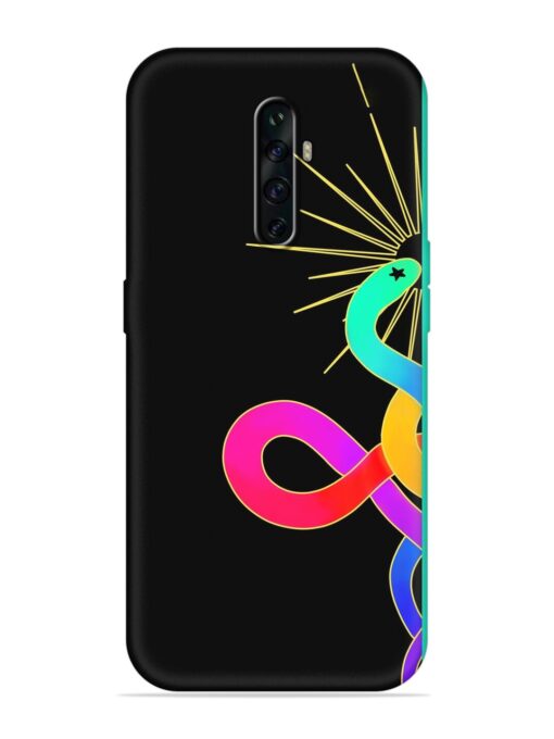 Art Geometric Abstraction Embossed Soft Silicone Case for Oppo Reno 2Z Zapvi