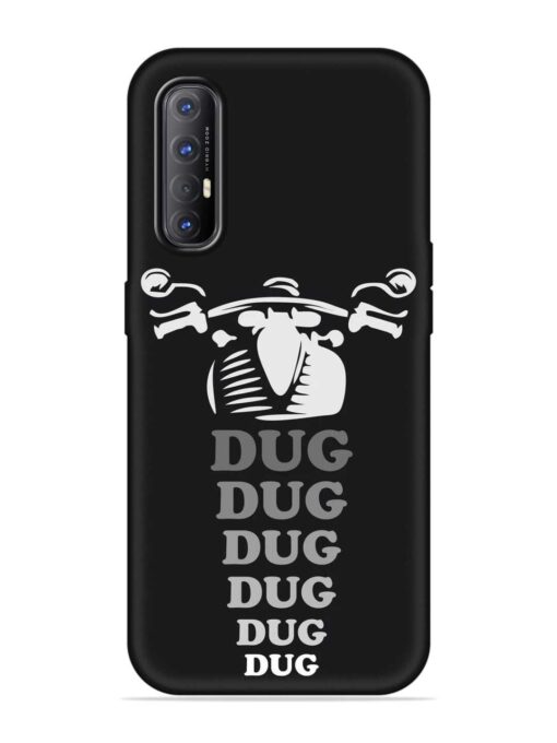 Dug Dug Dug Embossed Soft Silicone Case for Oppo Reno 3 Pro Zapvi