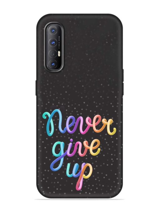 Colorful Stylized Rainbow Embossed Soft Silicone Case for Oppo Reno 3 Pro Zapvi