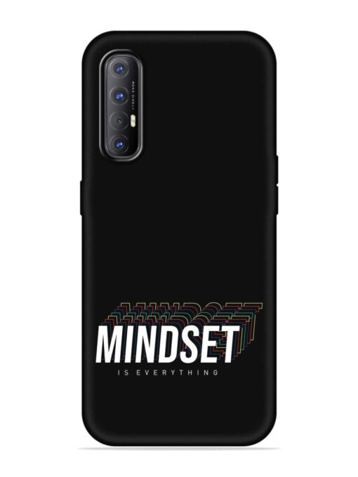 Mindset Everything Slogan Embossed Soft Silicone Case for Oppo Reno 3 Pro Zapvi