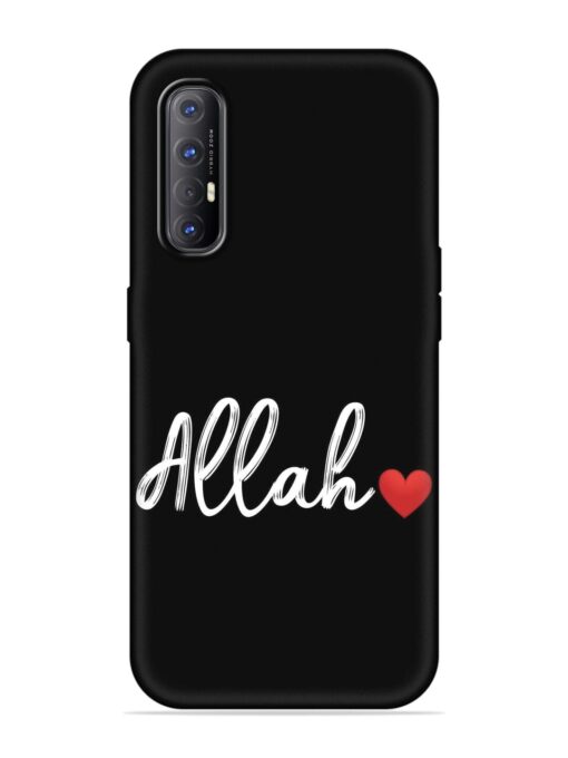 Allah Embossed Soft Silicone Case for Oppo Reno 3 Pro Zapvi