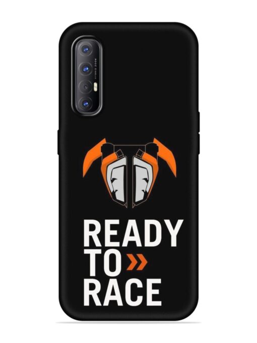 Ready To Race Embossed Soft Silicone Case for Oppo Reno 3 Pro Zapvi