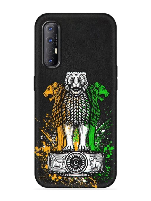 Pillars Of Ashoka Embossed Soft Silicone Case for Oppo Reno 3 Pro Zapvi