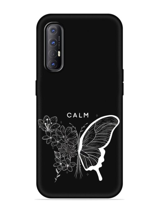 Calm Embossed Soft Silicone Case for Oppo Reno 3 Pro