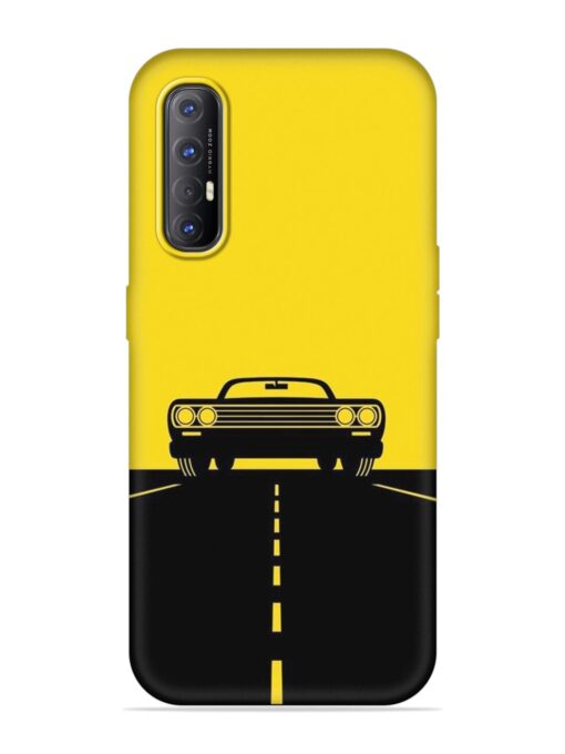 Classic Car Embossed Soft Silicone Case for Oppo Reno 3 Pro Zapvi