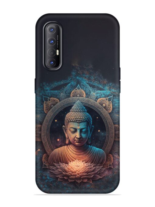 Gautam Buddha Embossed Soft Silicone Case for Oppo Reno 3 Pro