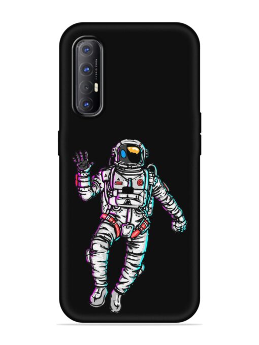 Spaceman Embossed Soft Silicone Case for Oppo Reno 3 Pro Zapvi