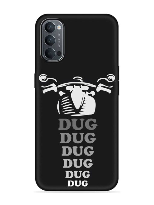 Dug Dug Dug Embossed Soft Silicone Case for Oppo Reno 4 Zapvi