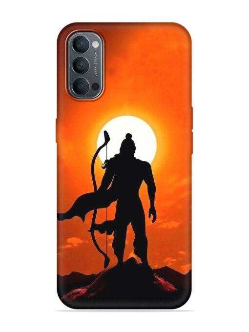 Shree Ram Embossed Soft Silicone Case for Oppo Reno 4 Zapvi