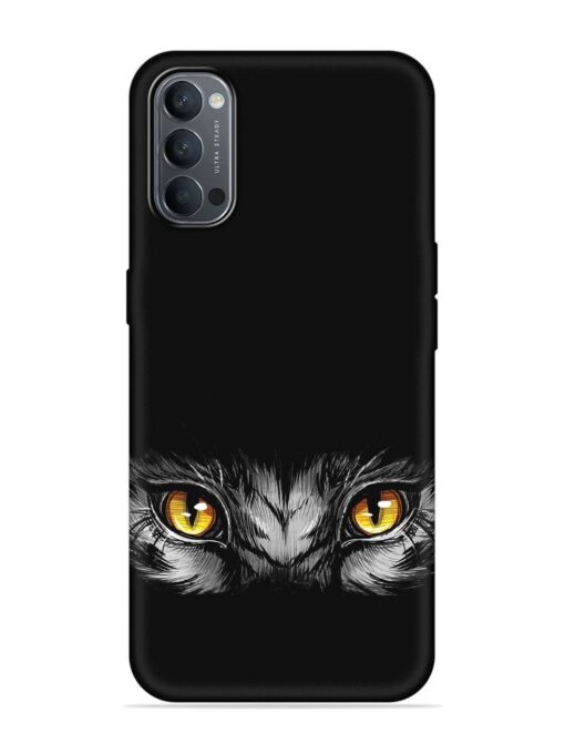 Scary Eye Embossed Soft Silicone Case for Oppo Reno 4 Zapvi