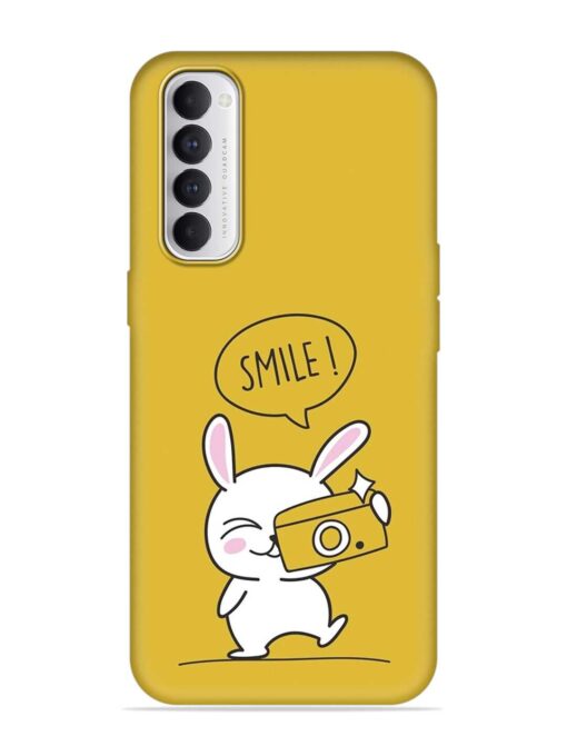 Hey Smile Please Embossed Soft Silicone Case for Oppo Reno 4 Pro