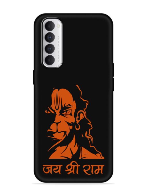 Angry Hanuman Embossed Soft Silicone Case for Oppo Reno 4 Pro Zapvi