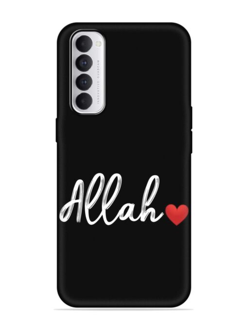 Allah Embossed Soft Silicone Case for Oppo Reno 4 Pro