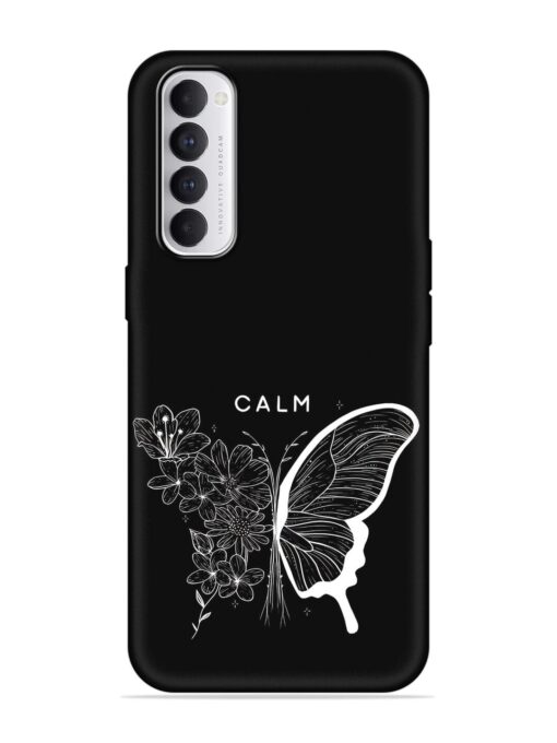 Calm Embossed Soft Silicone Case for Oppo Reno 4 Pro