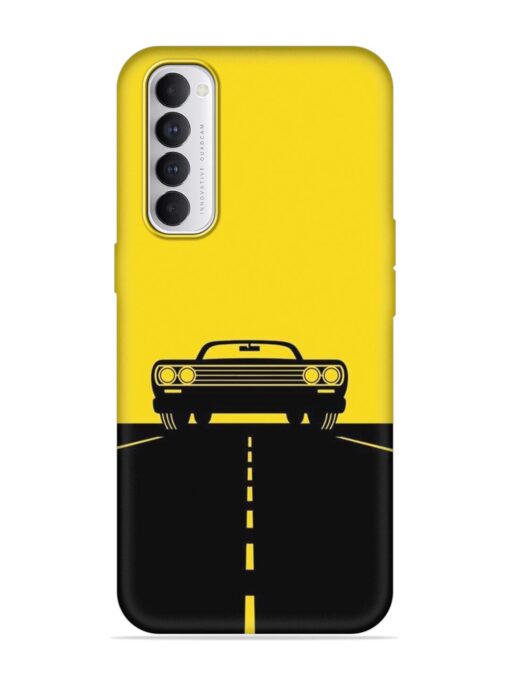 Classic Car Embossed Soft Silicone Case for Oppo Reno 4 Pro Zapvi