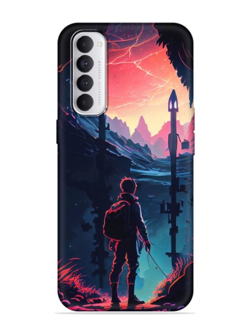 Cgs Artwork Embossed Soft Silicone Case for Oppo Reno 4 Pro Zapvi