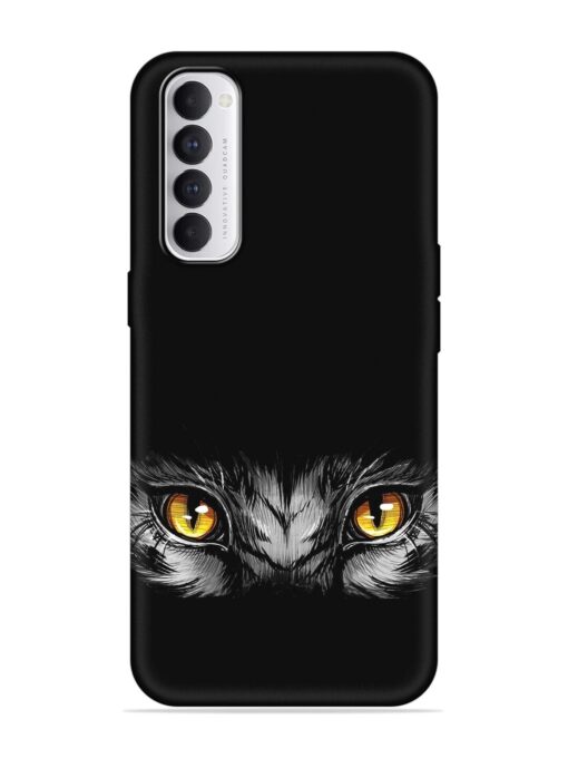 Scary Eye Embossed Soft Silicone Case for Oppo Reno 4 Pro Zapvi