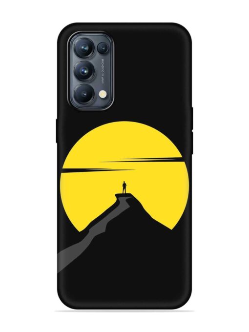 Black Ultra Vector Embossed Soft Silicone Case for Oppo Reno 5 Pro (5G) Zapvi