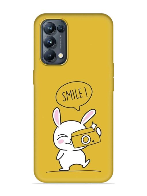 Hey Smile Please Embossed Soft Silicone Case for Oppo Reno 5 Pro (5G) Zapvi