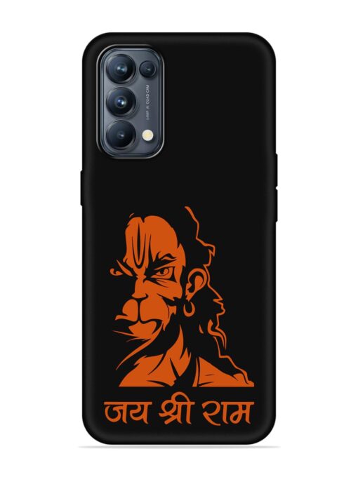 Angry Hanuman Embossed Soft Silicone Case for Oppo Reno 5 Pro (5G) Zapvi