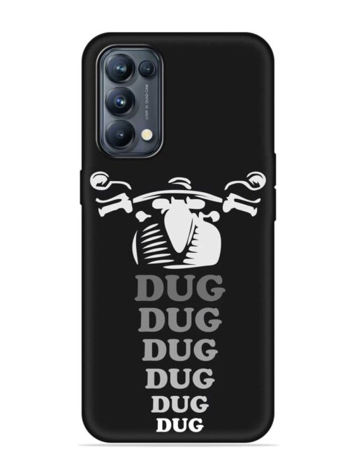 Dug Dug Dug Embossed Soft Silicone Case for Oppo Reno 5 Pro (5G) Zapvi