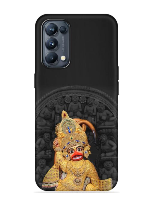 Indian Gold Hanuman Embossed Soft Silicone Case for Oppo Reno 5 Pro (5G)