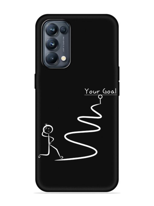 Your Goal Embossed Soft Silicone Case for Oppo Reno 5 Pro (5G)