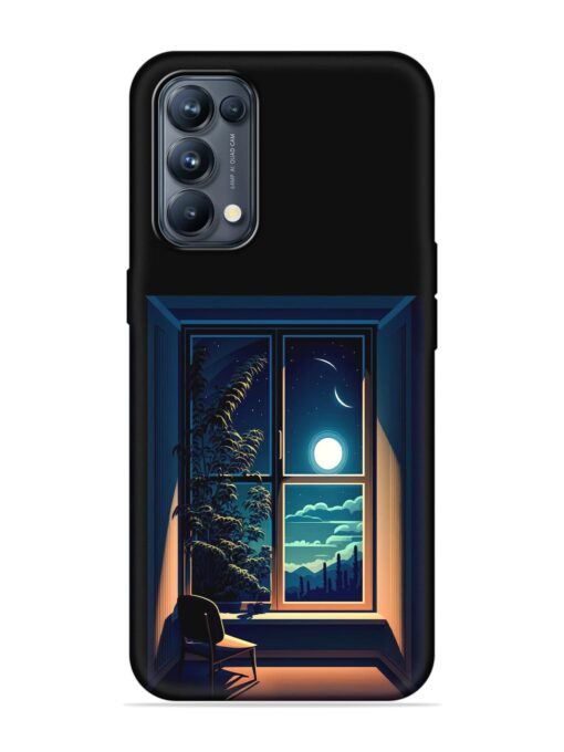 Night View At Window Embossed Soft Silicone Case for Oppo Reno 5 Pro (5G) Zapvi