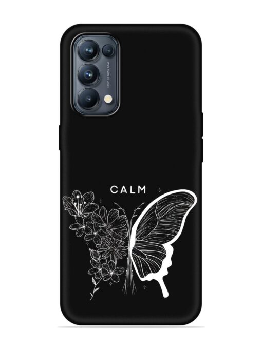 Calm Embossed Soft Silicone Case for Oppo Reno 5 Pro (5G) Zapvi