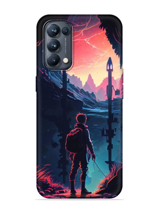 Cgs Artwork Embossed Soft Silicone Case for Oppo Reno 5 Pro (5G)