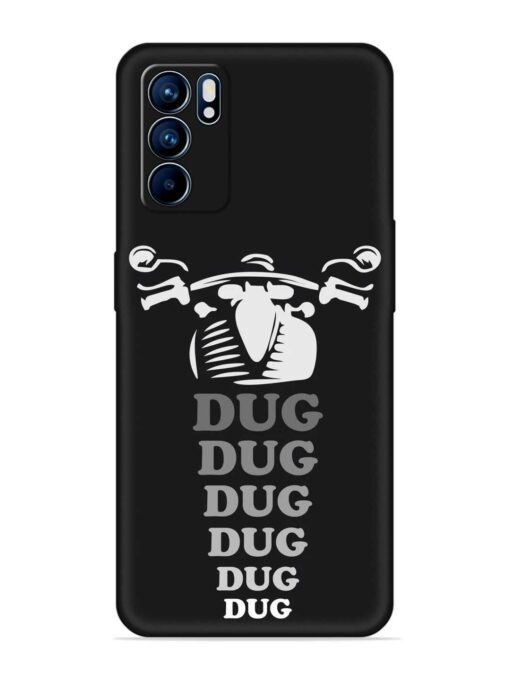 Dug Dug Dug Embossed Soft Silicone Case for Oppo Reno 6 (5G) Zapvi