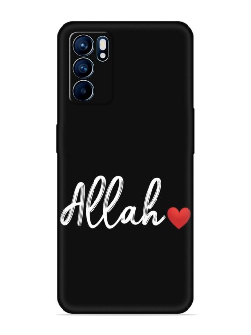 Allah Embossed Soft Silicone Case for Oppo Reno 6 (5G) Zapvi