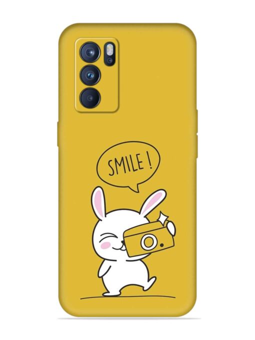 Hey Smile Please Embossed Soft Silicone Case for Oppo Reno 6 Pro (5G) Zapvi